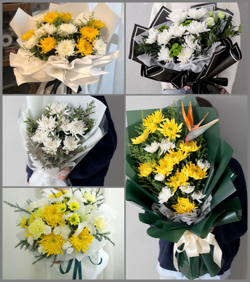 湖北咸宁市赤壁市赵李桥镇百花岭村白事花束代送